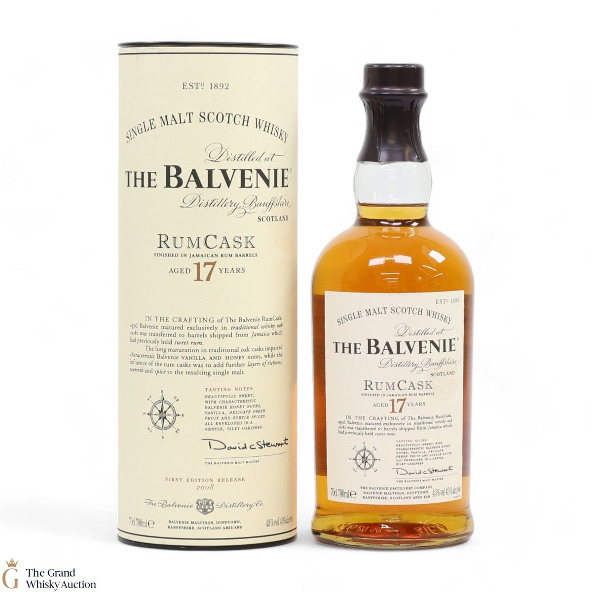 Balvenie - 17 Year Old - Rum Cask First Edition 2008