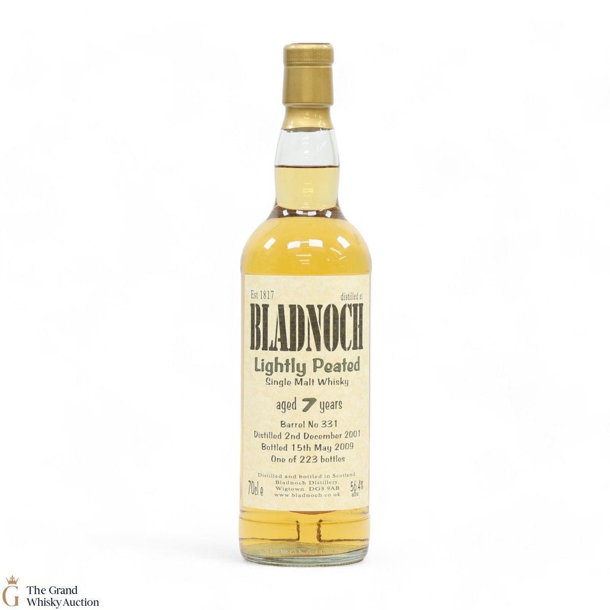 Bladnoch - 7 Year Old 2001 - Lightly Peated #331