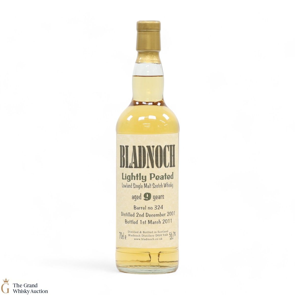 Bladnoch - 9 Year Old 2001 - Lightly Peated #324