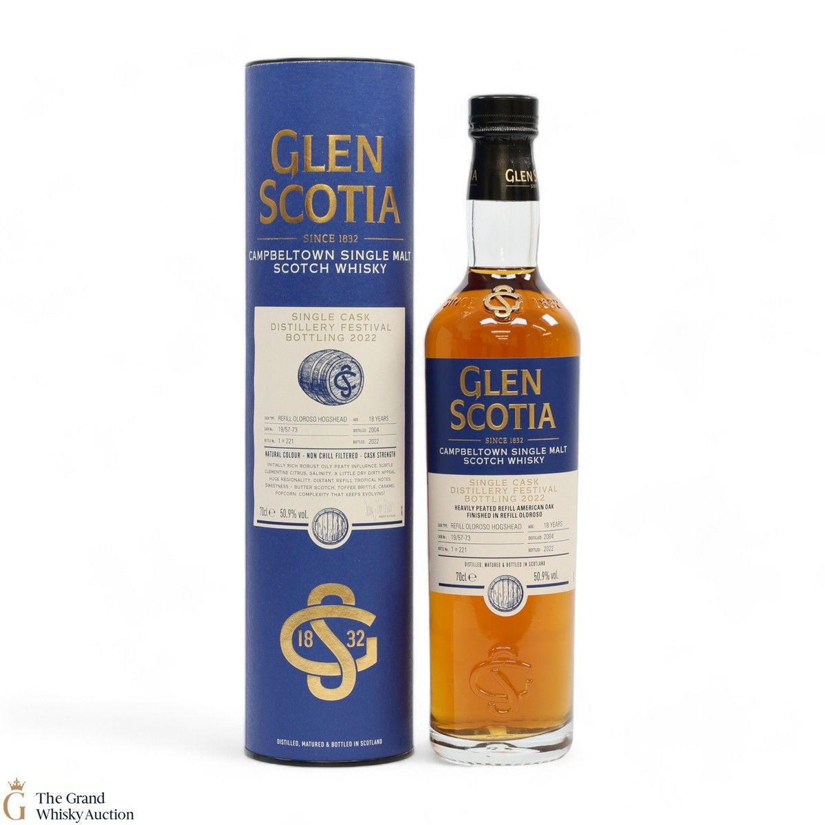 Glen Scotia - 18 Year Old 2004 Heavily Peated Refill Oloroso #19/57-73 Distillery Only Festival 2022