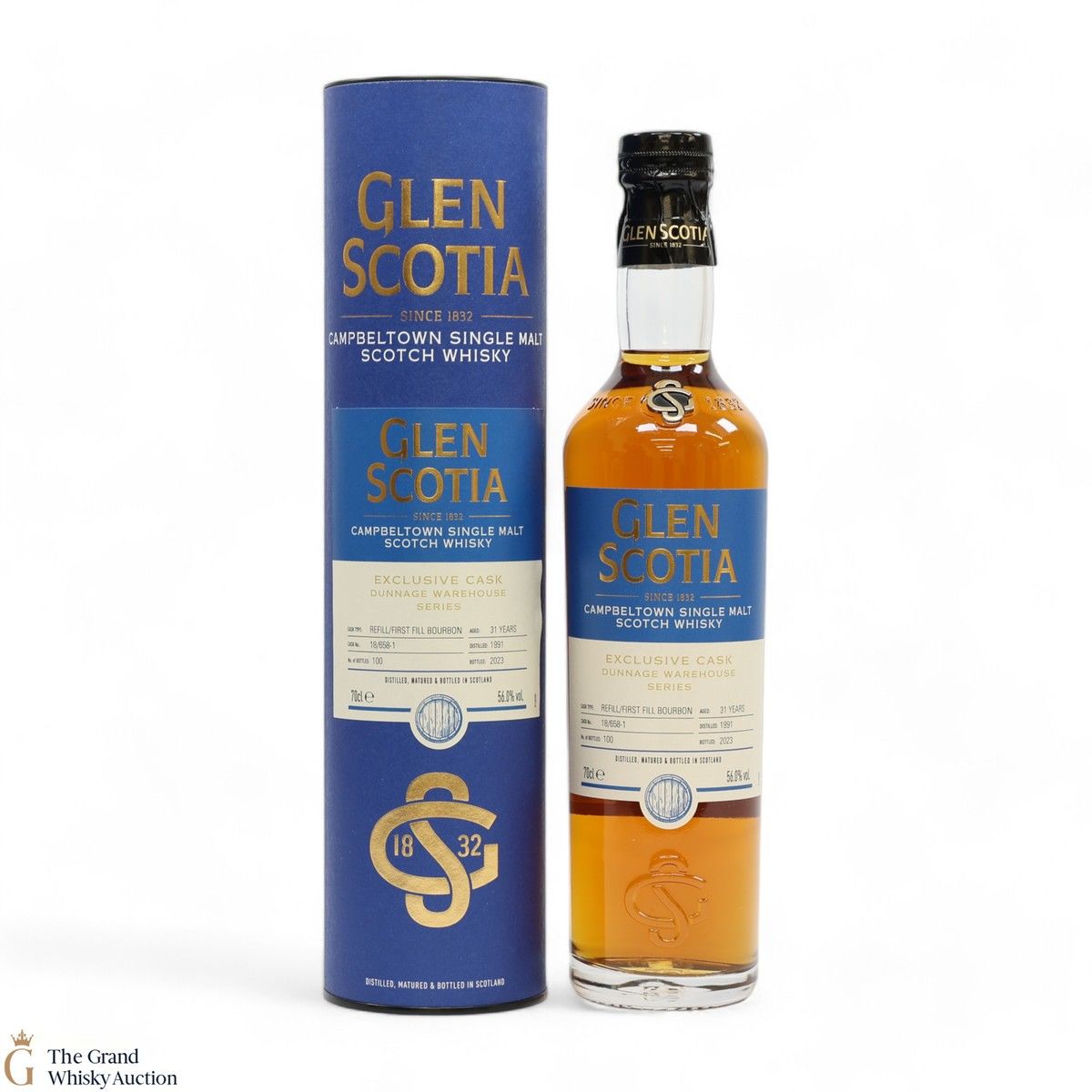 Glen Scotia - 31 Year Old 1991 - Exclusive Cask #18/658-1 - Dunnage Warehouse Series