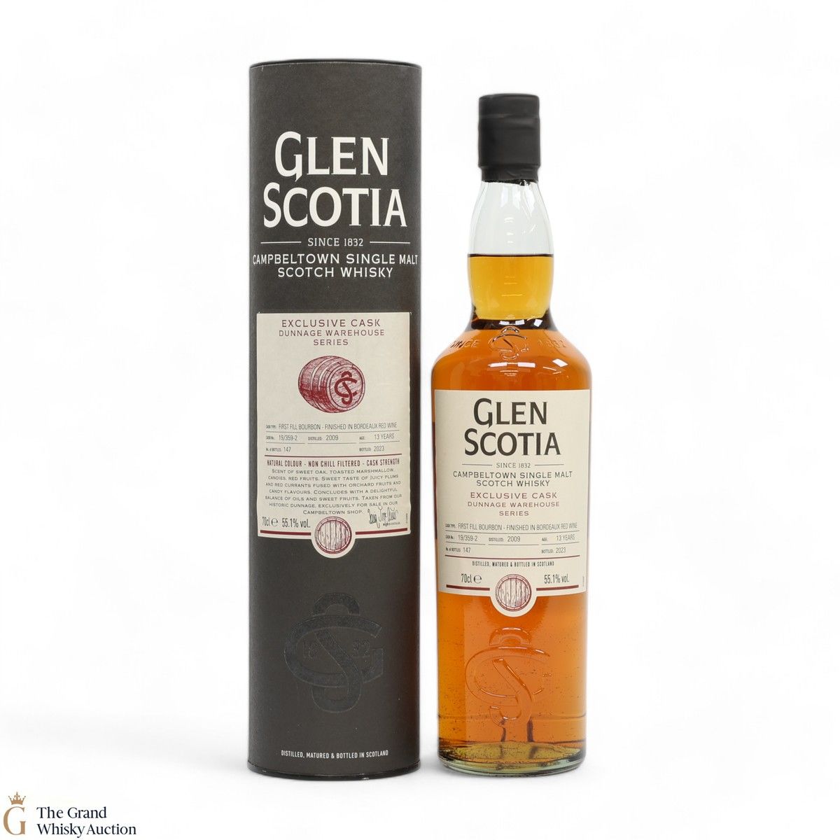 Glen Scotia - 13 Year Old 2009 - Exclusive Cask #19/359-2 - Dunnage Warehouse Series