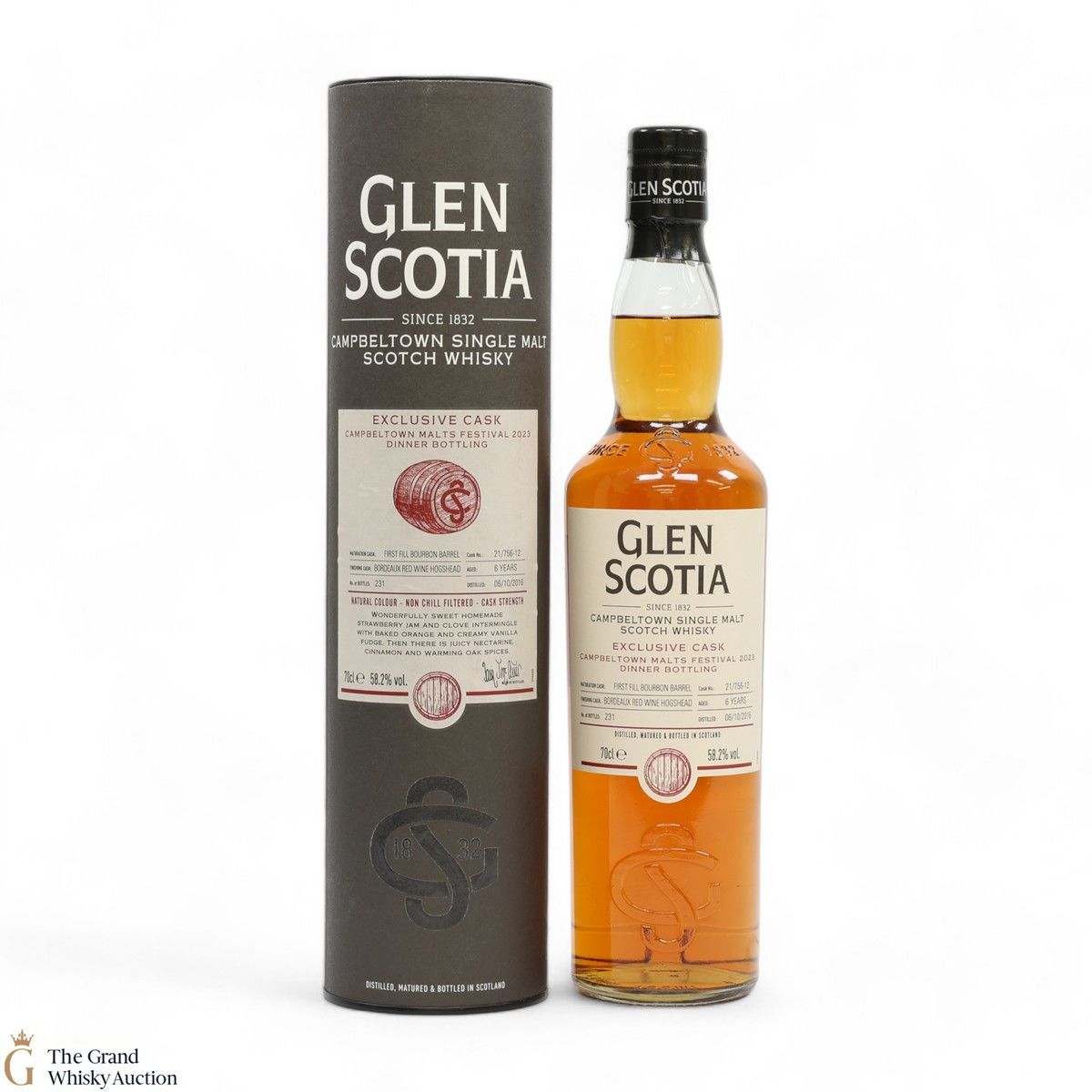 Glen Scotia - 6 Year Old 2016 - Exclusive Cask #21/756-12 - Campbeltown Malts Festival 2023