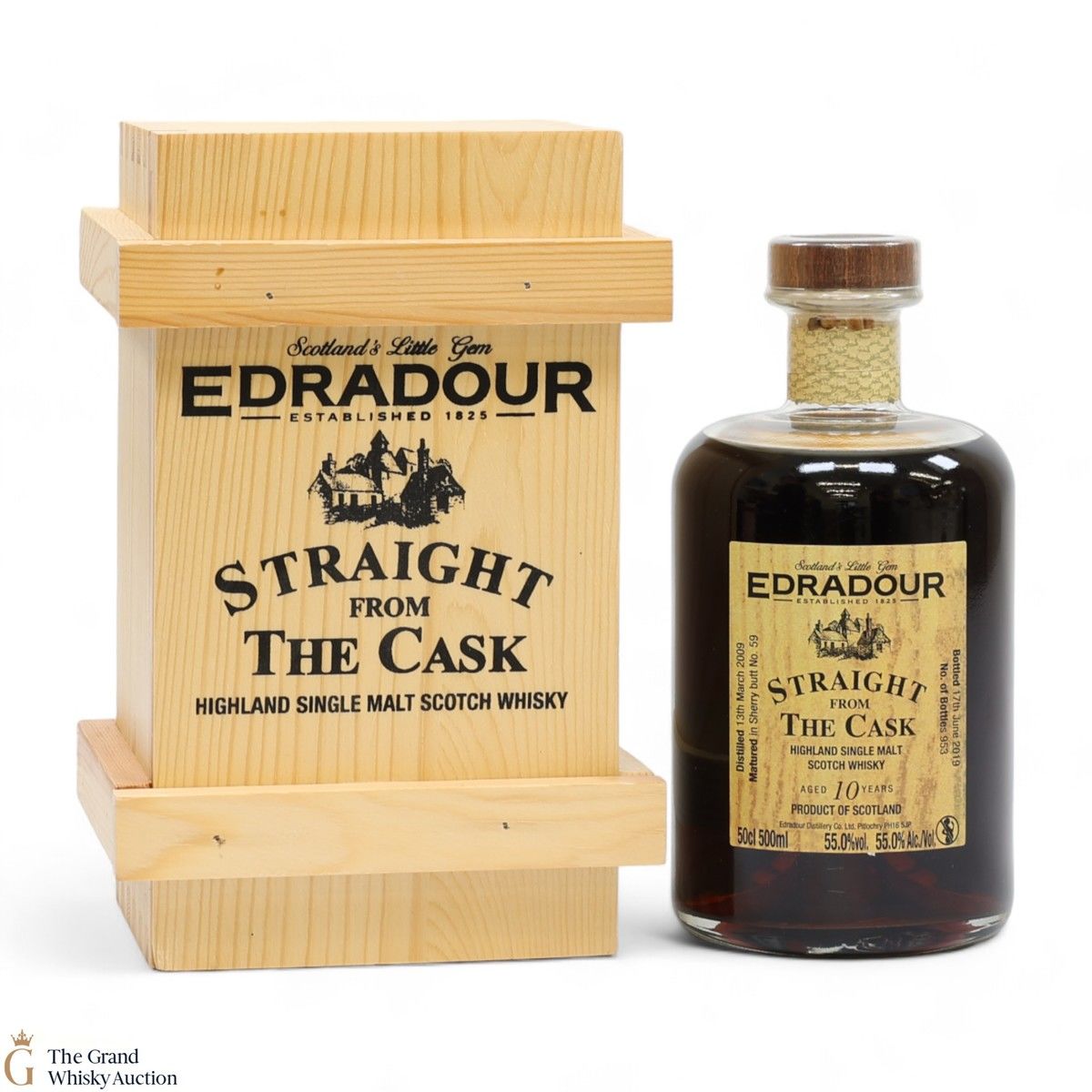 Edradour - 10 Year Old 2009 #59 - Straight from the Cask (50cl)