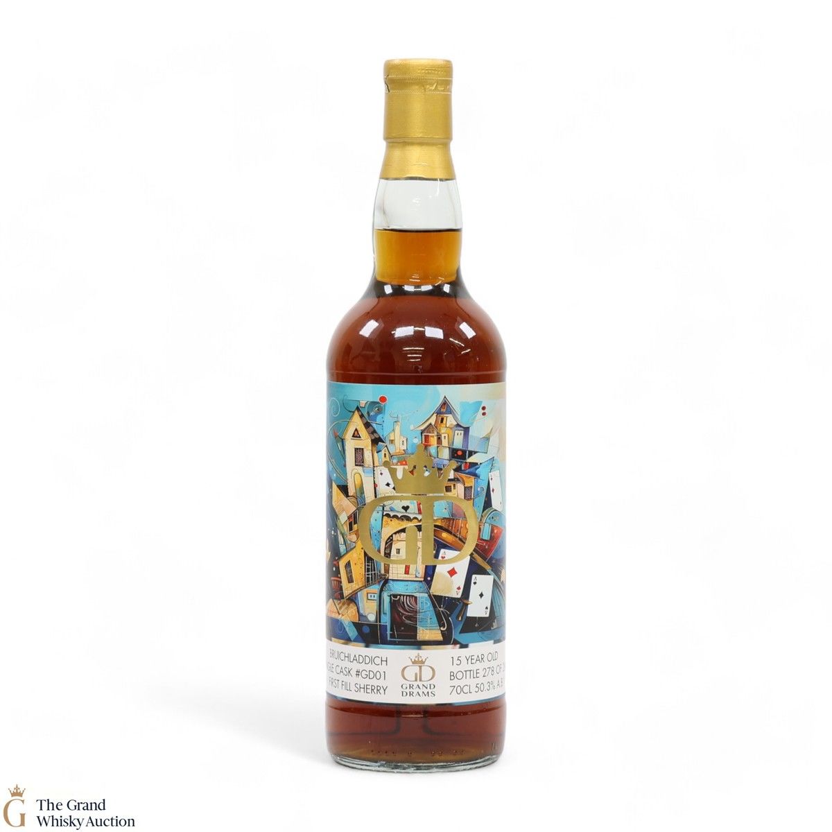 Bruichladdich - 15 Year Old Single Sherry Cask #GD01 - Grand Drams 