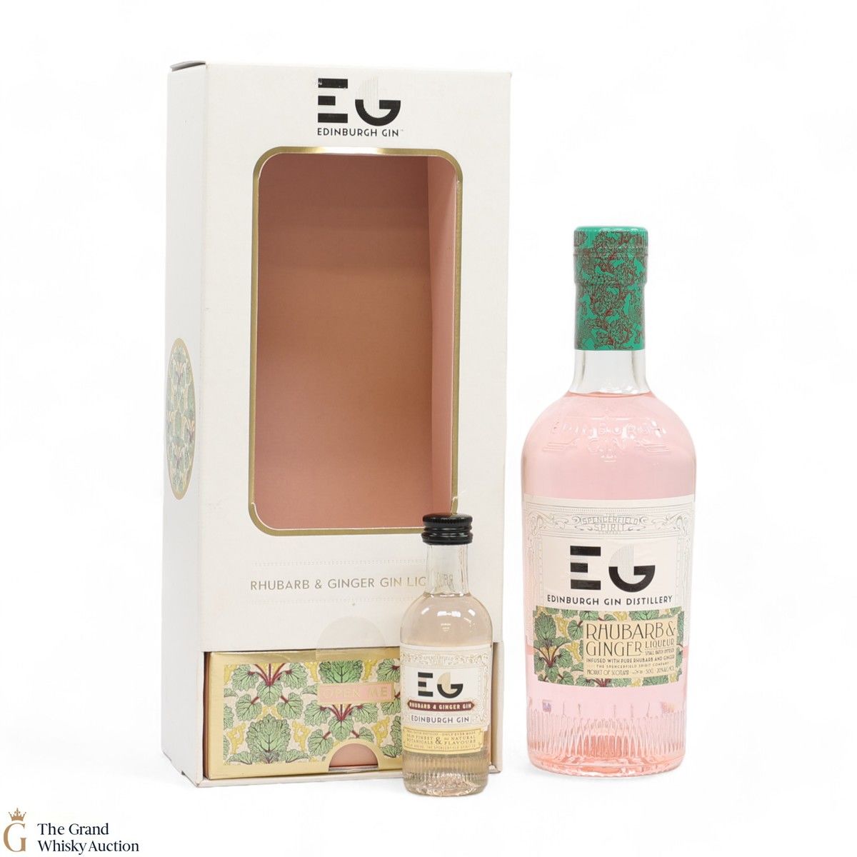 Edinburgh Gin - Rhubarb & Ginger Gin + Liqueur (70cl & 5cl)