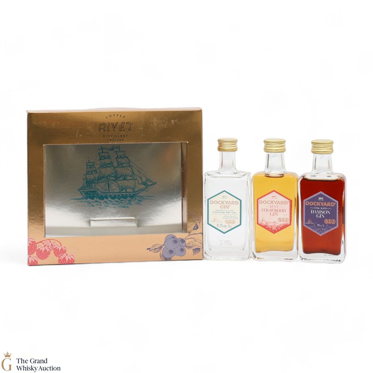 Copper Rivet - Dockyard Gin Gift Set (3 x 5cl)