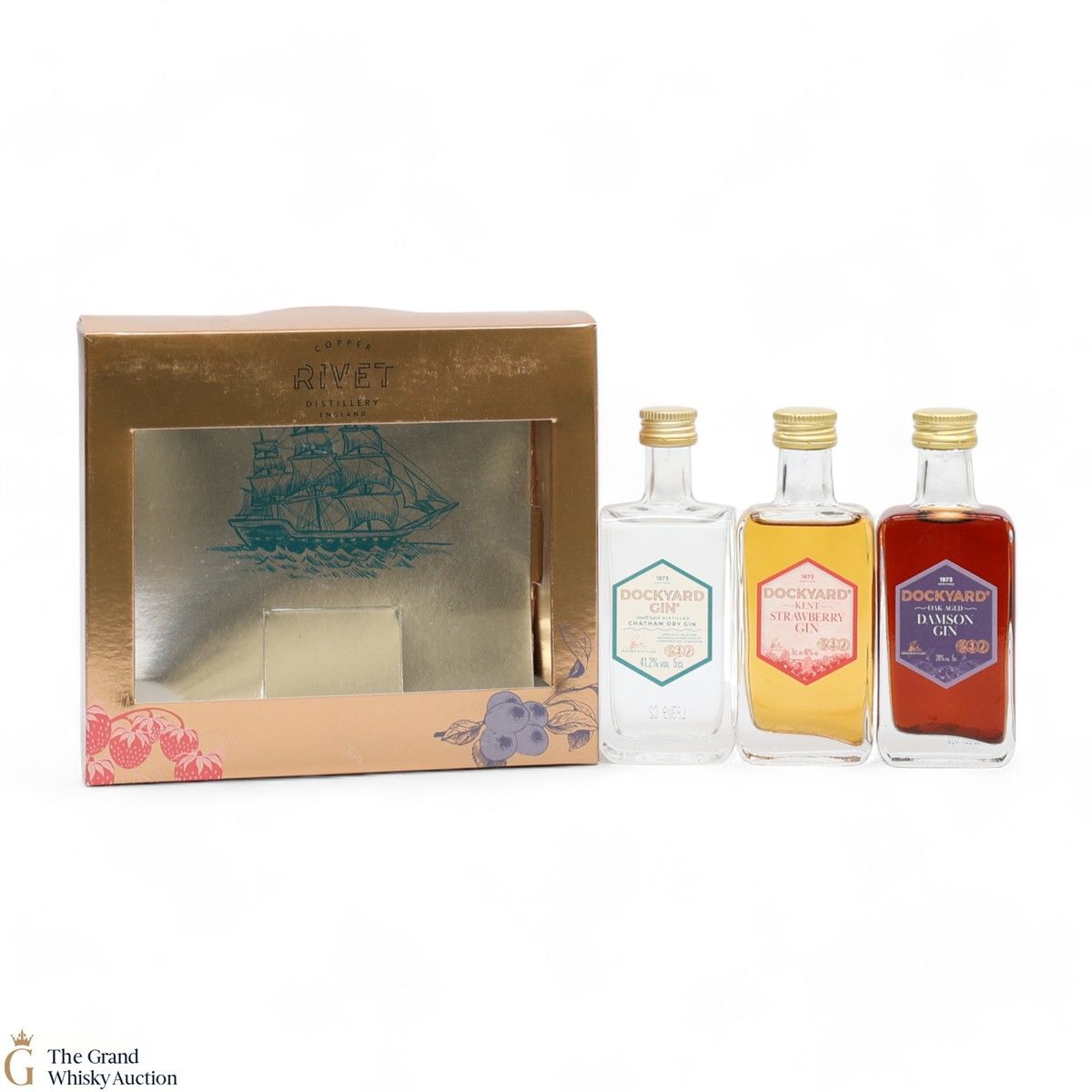 Copper Rivet - Dockyard Gin Gift Set (3 x 5cl)