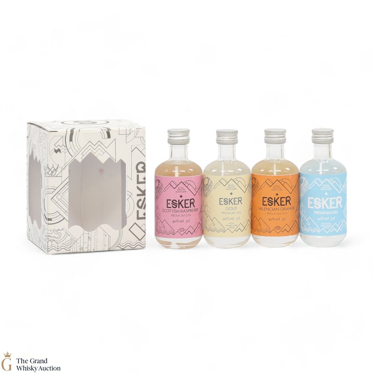 Esker - Scotch Premium Gin - Collection Gift Set (4 x 5cl)