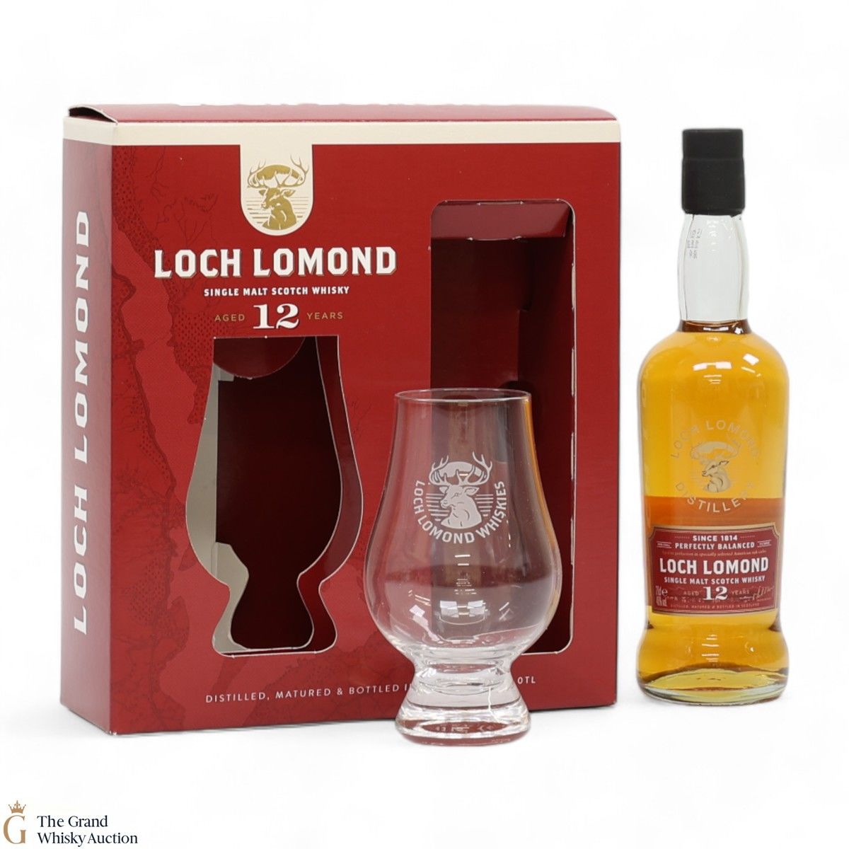 Loch Lomond - 12 Year Old - Single Malt Whisky Gift Set 1 bottle (20cl) & Branded Glass