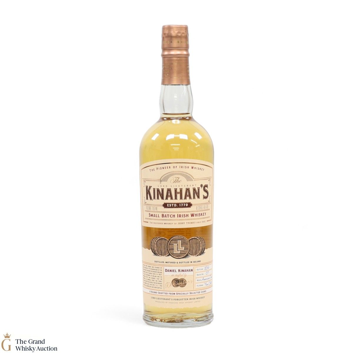 Kinahan's - 1779 The Lord Lieutenant - 92 Proof - Irish Whiskey