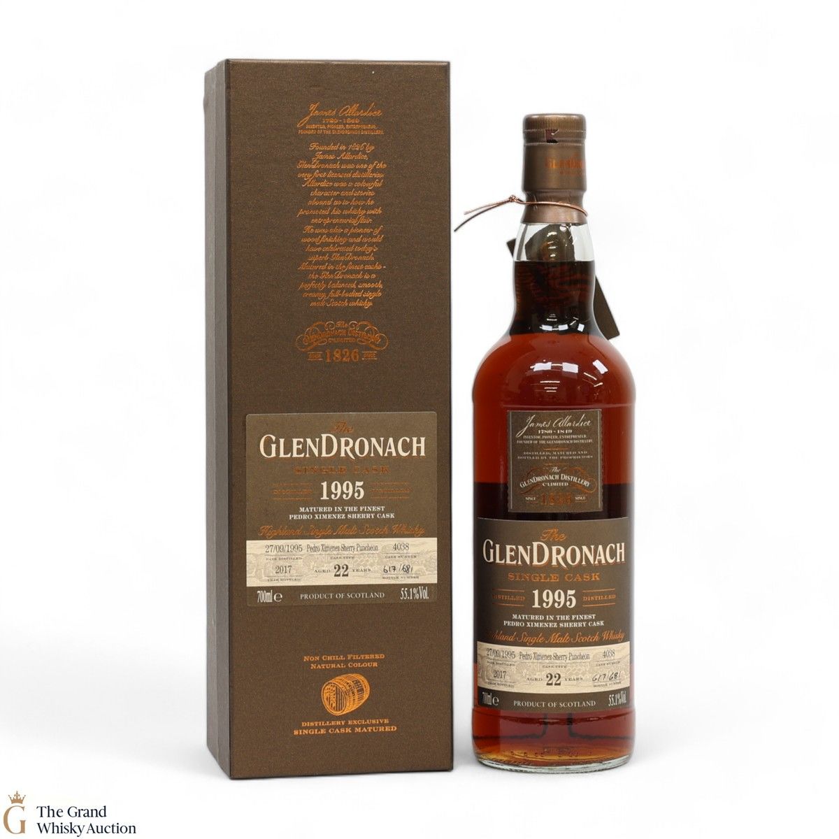 Glendronach - 22 Year Old 1995 -  PX Single Cask #4038