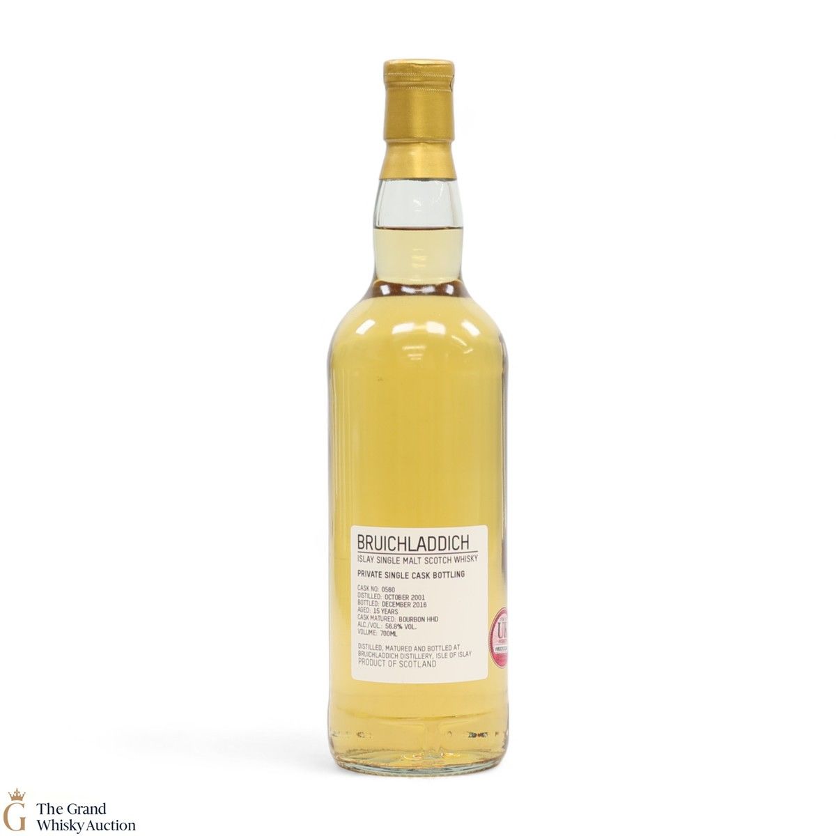 Bruichladdich -  15 Year Old - Private Cask #0560