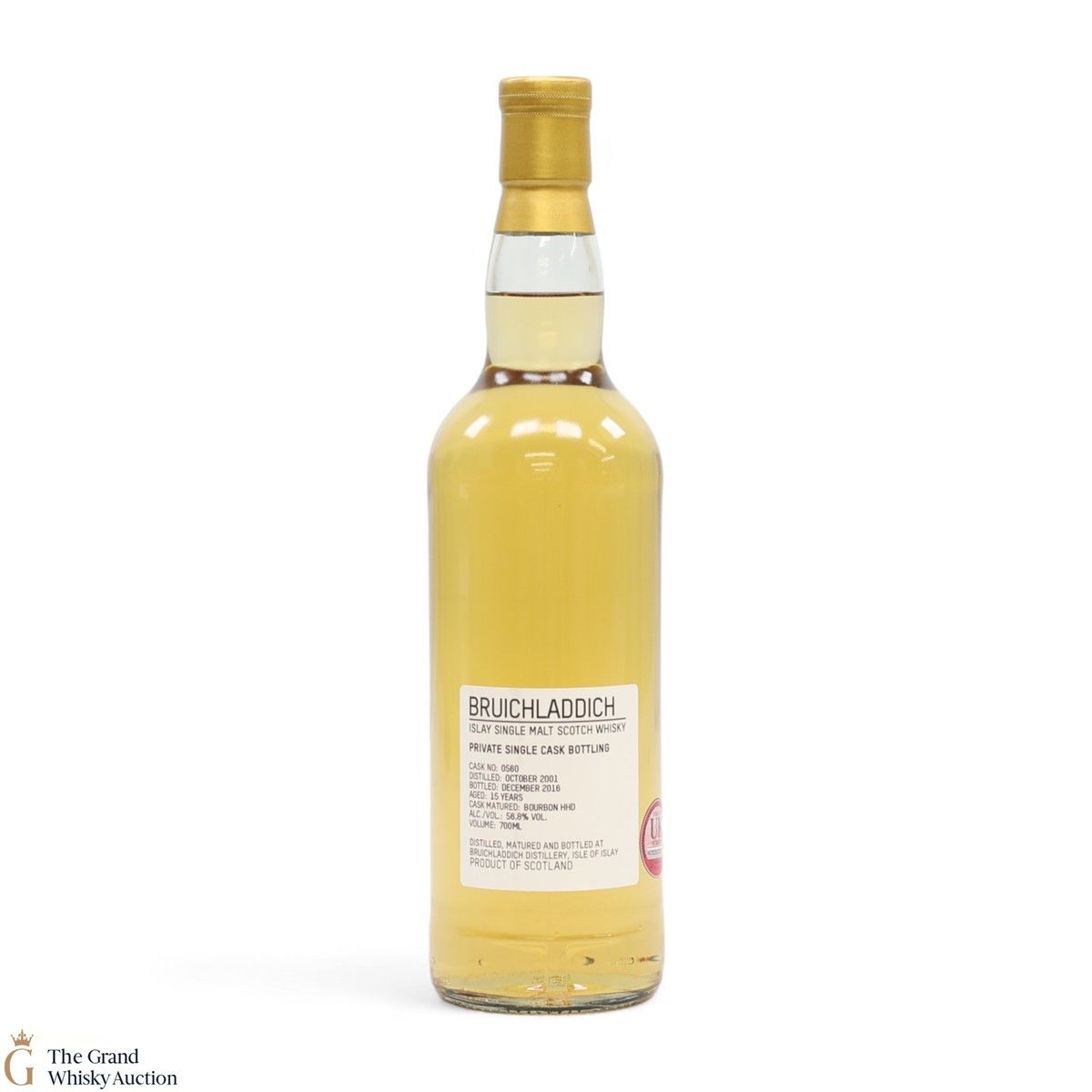 Bruichladdich -  15 Year Old - Private Cask #0560