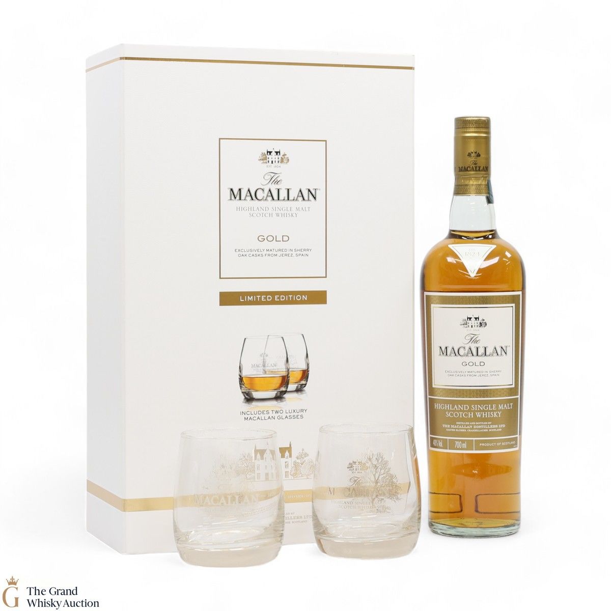 Macallan - Gold (Limited Edition with 2 x Glasses)