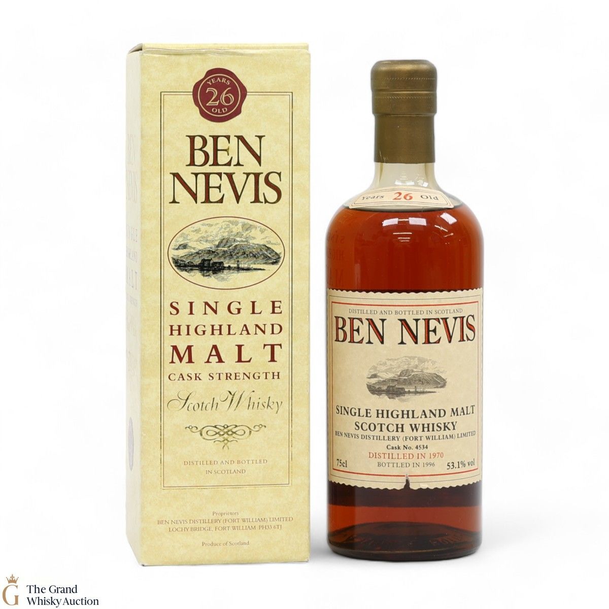 Ben Nevis - 26 Year Old 1970 - Single Cask #4534 (75cl)