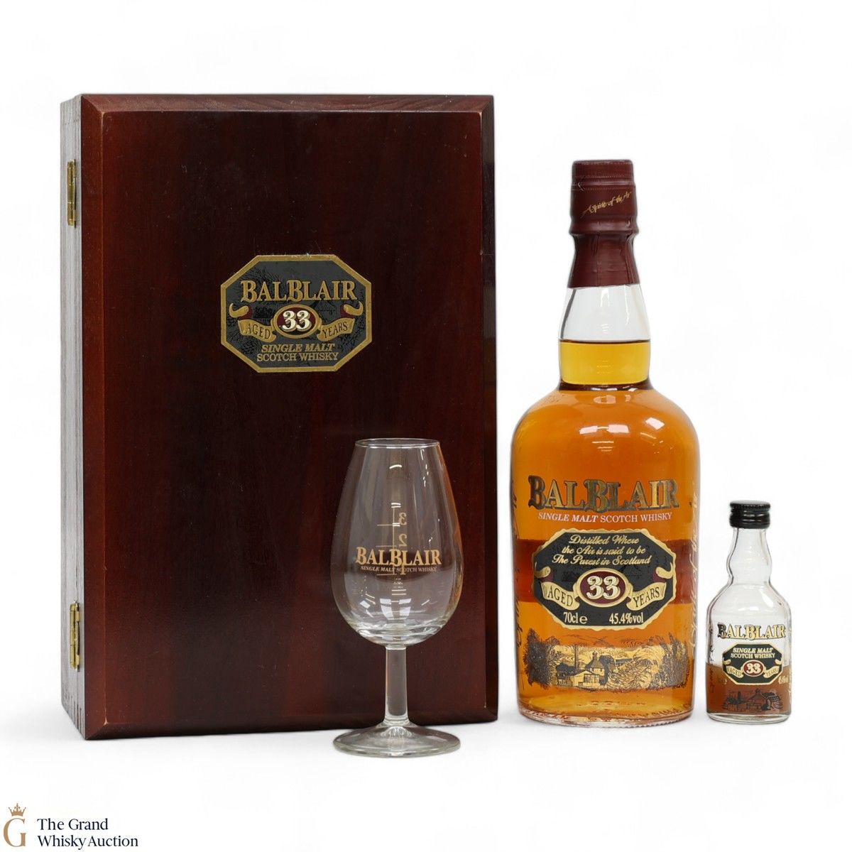 Balblair - 33 Year Old - Limited Edition - With Glass & Mini (70cl & 5cl)
