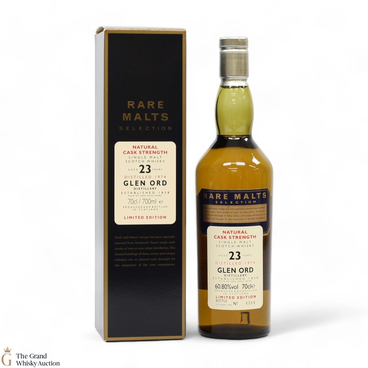 Glen Ord - 23 Year Old - 1974 Rare Malts 60.8%