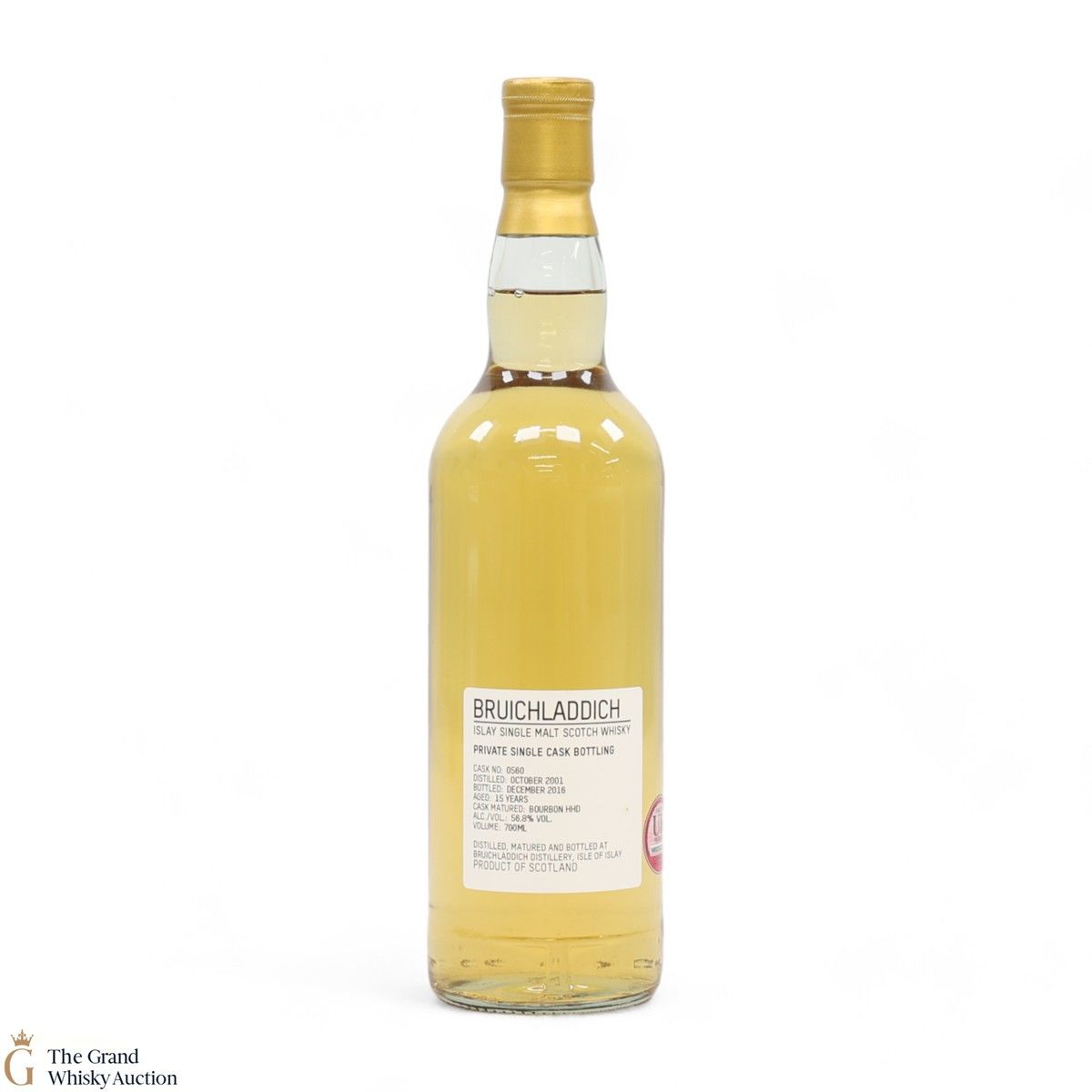Bruichladdich -  15 Year Old - Private Cask #0560