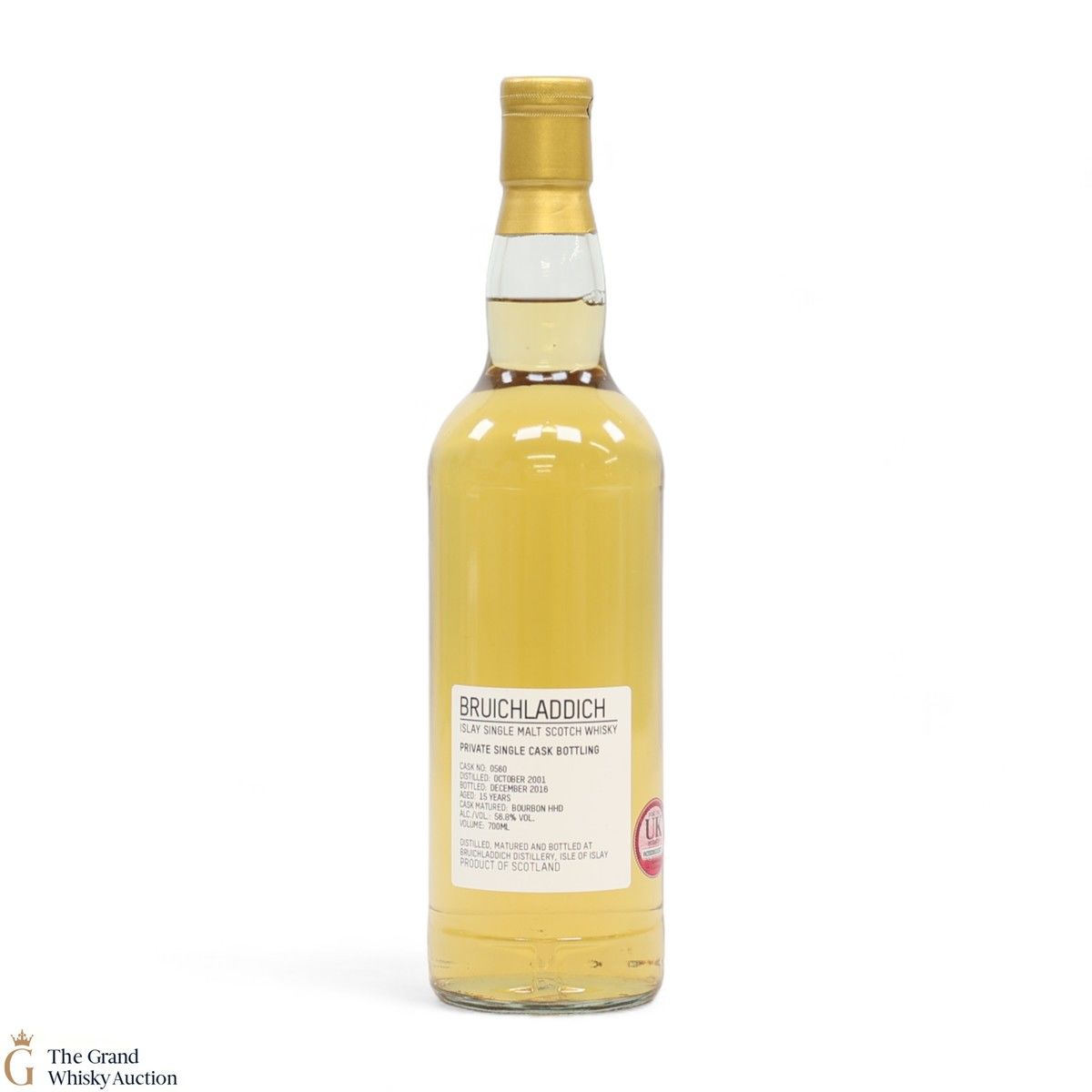 Bruichladdich -  15 Year Old - Private Cask #0560