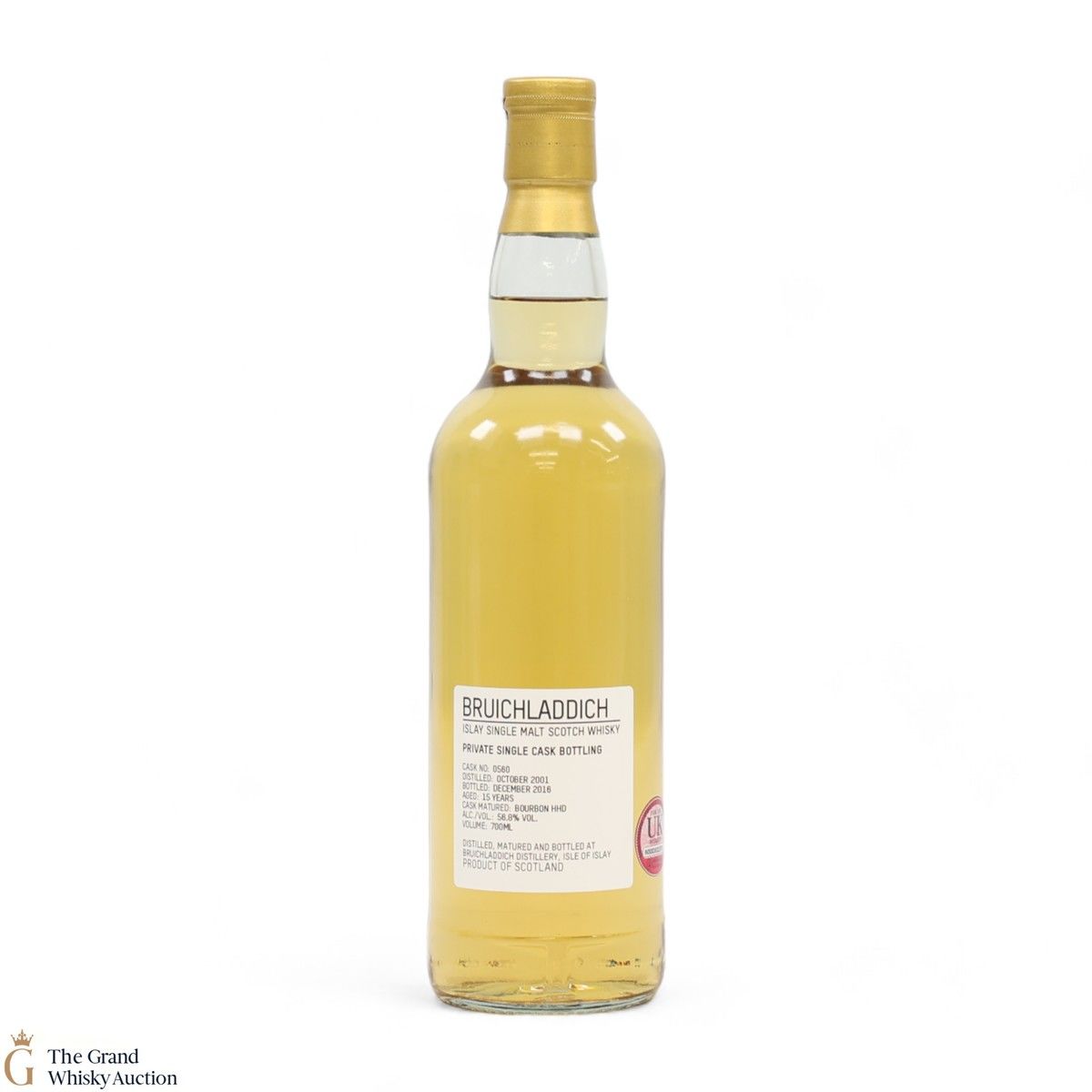 Bruichladdich -  15 Year Old - Private Cask #0560