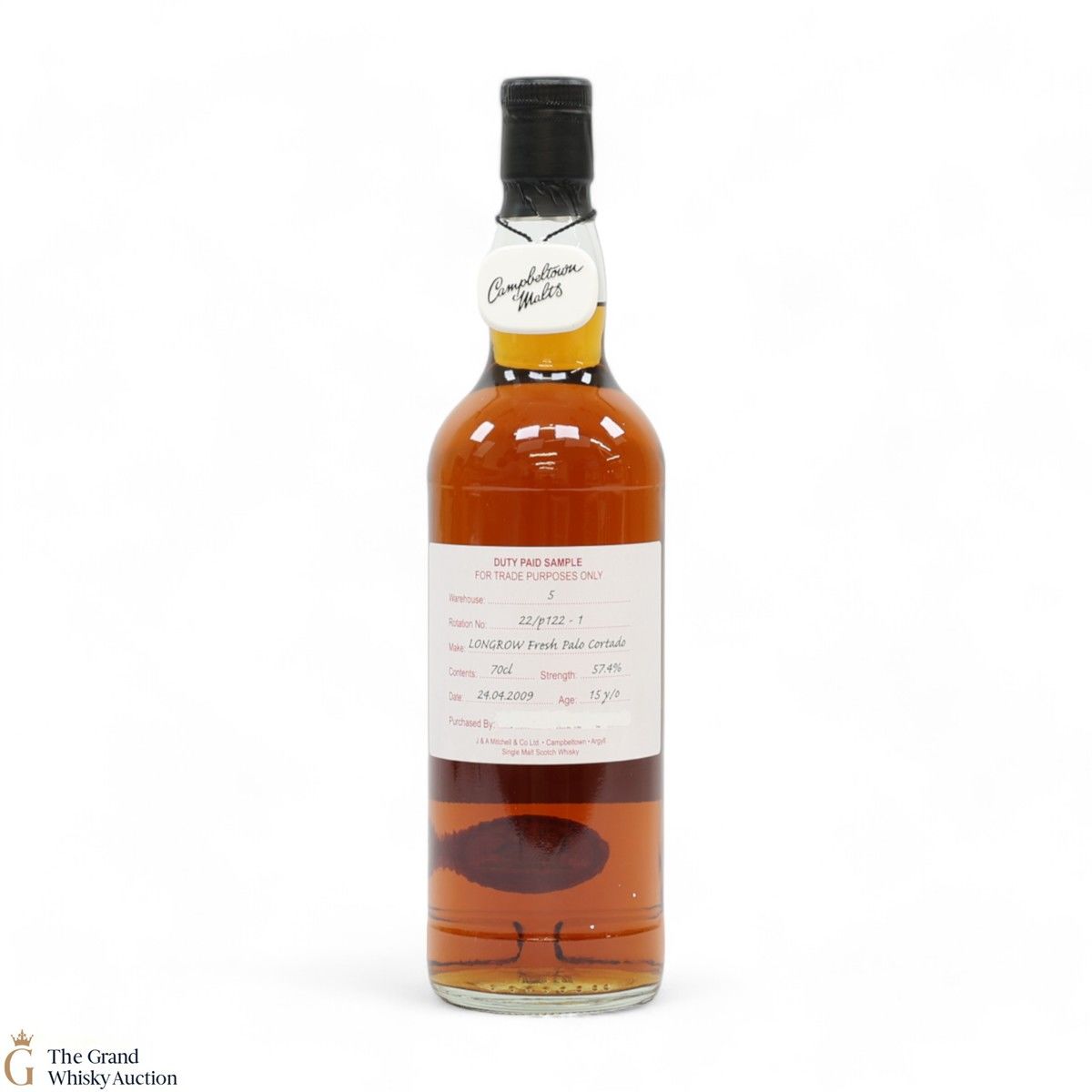 Longrow - 15 Year Old 2015 Fresh Palo Cortado - Duty Paid Sample 57.4%