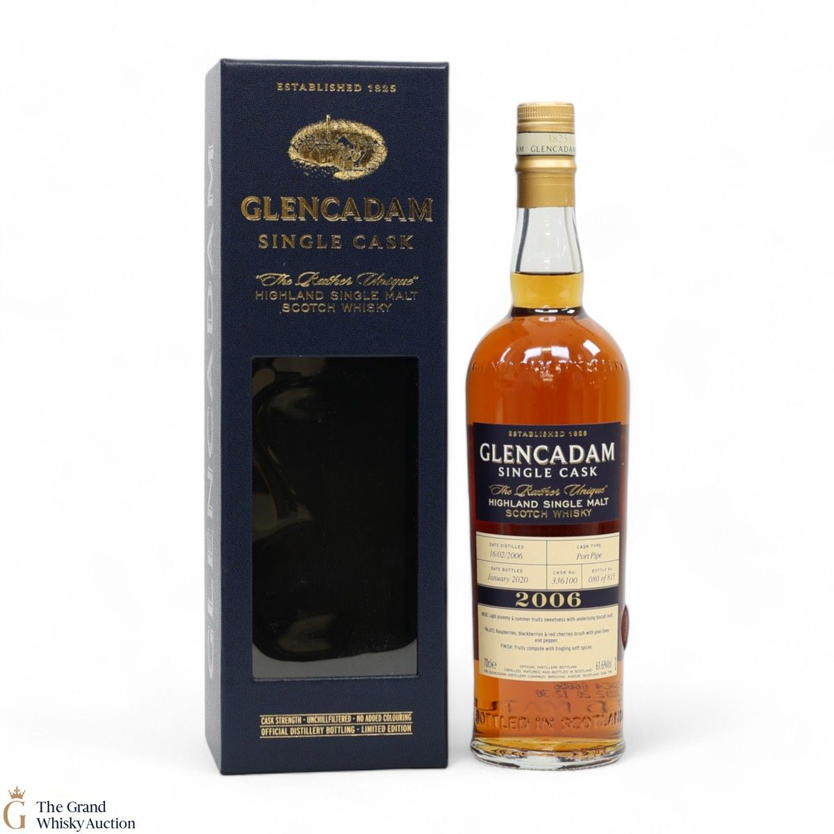 Glencadam - 13 Year Old 2006 - Port Pipe Cask #336100