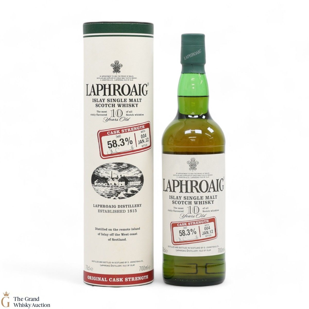Laphroaig - 10 Year Old - Original Cask Strength Batch #004