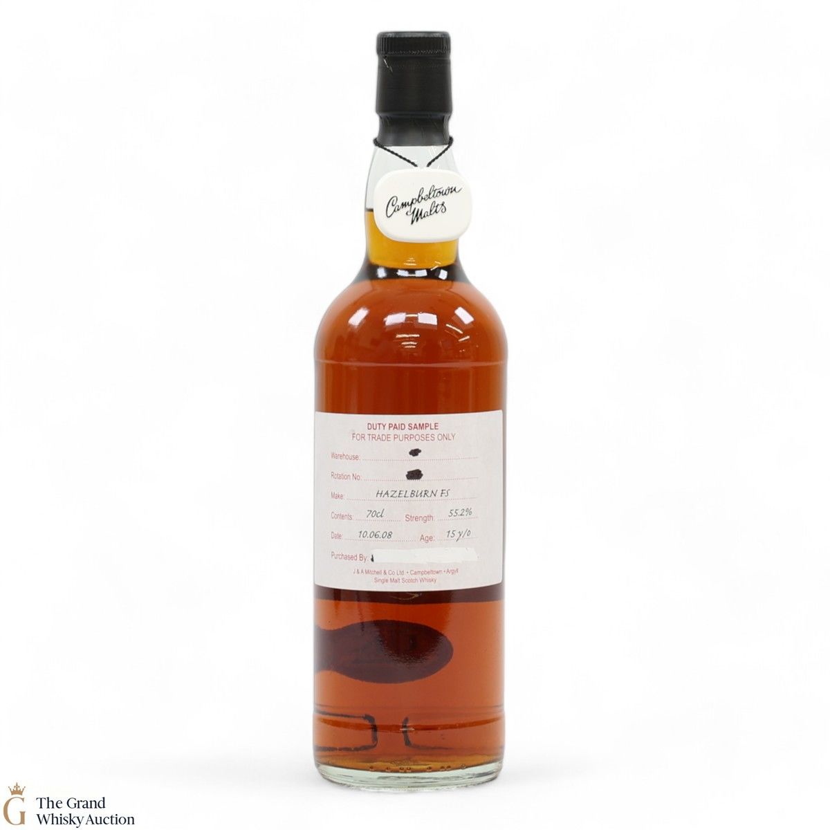 Hazelburn - 15 Year Old 2008 Fresh Sherry - Duty Paid Sample 55.2%