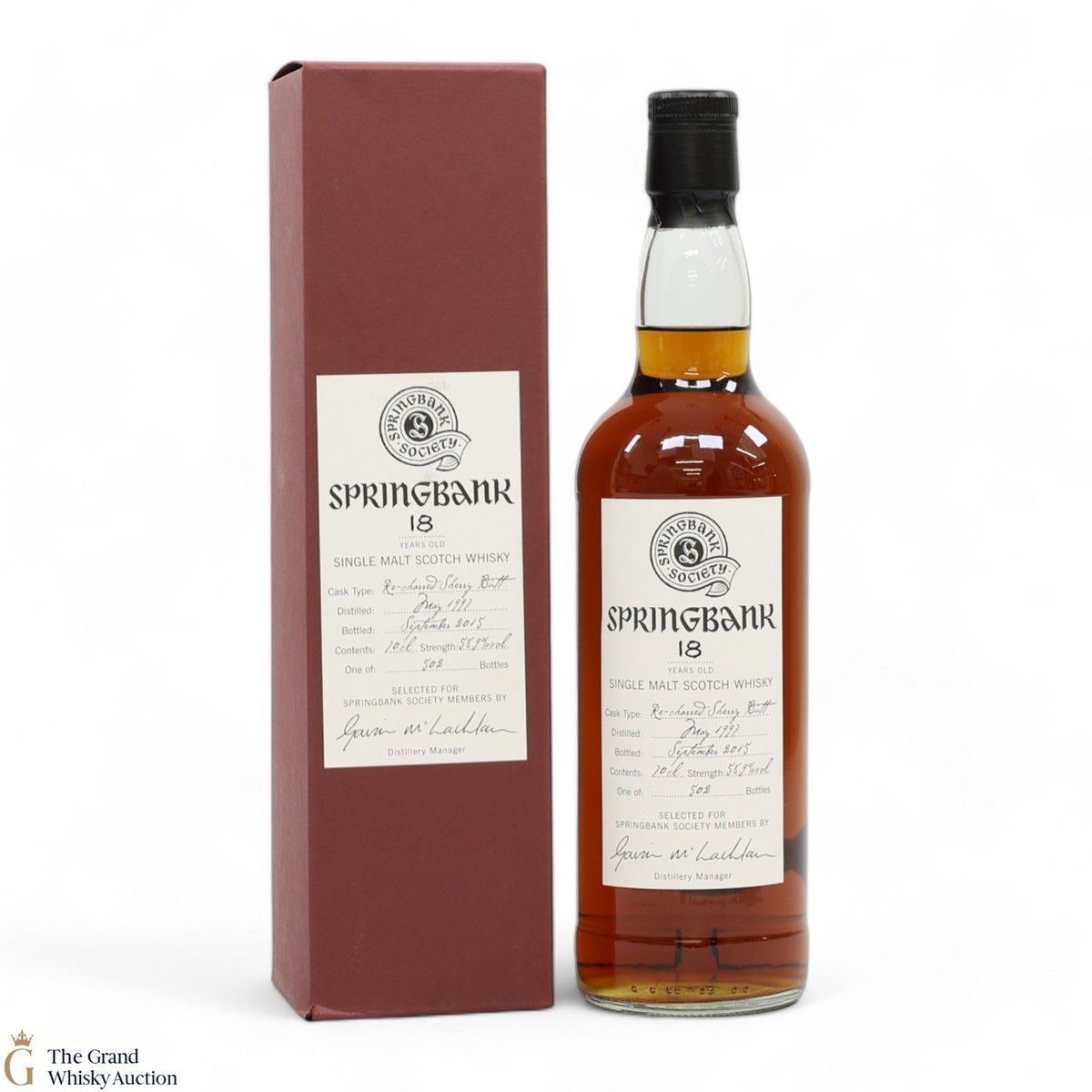 Springbank - 18 Year Old 1997 Sherry - Springbank Society 
