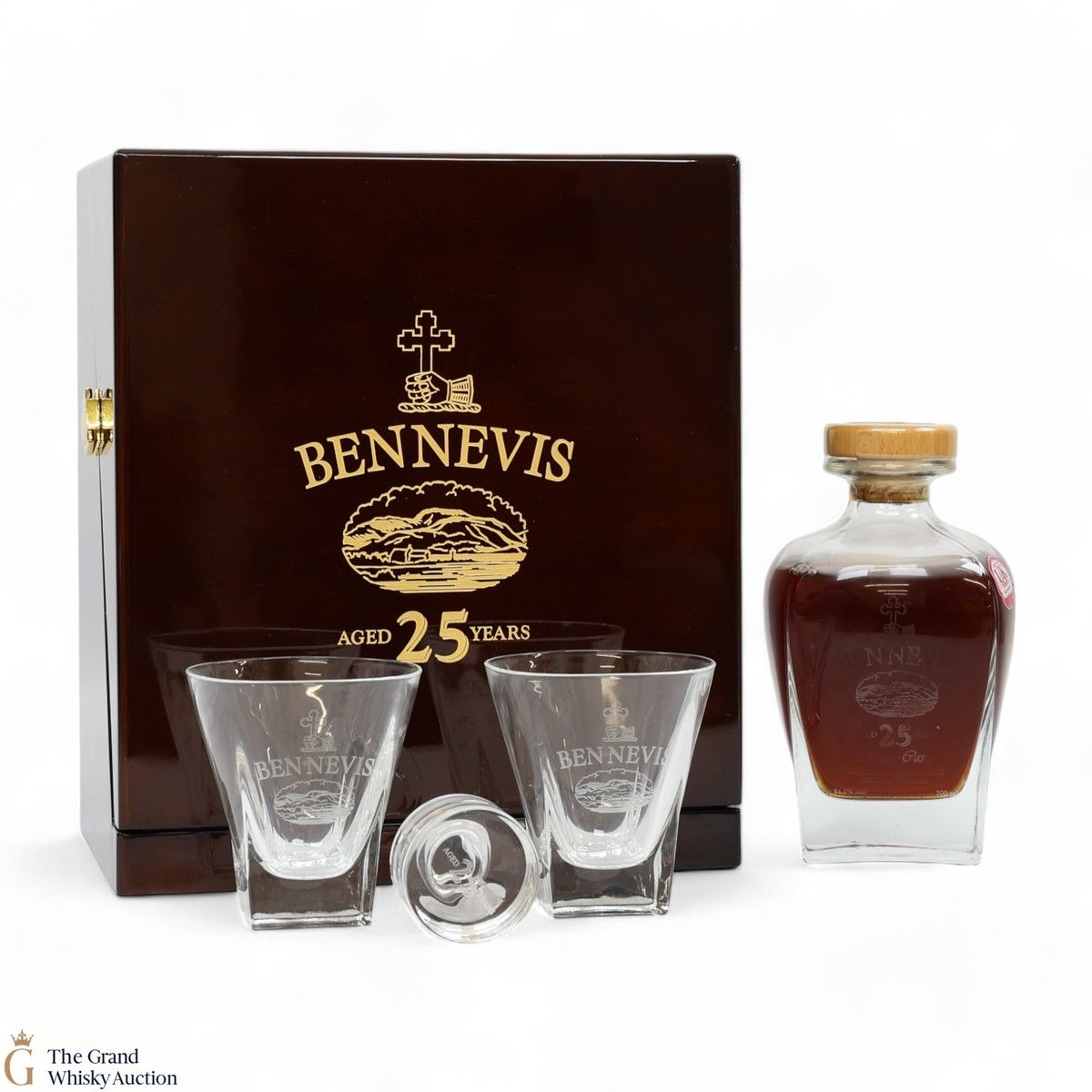 Ben Nevis - 25 Year Old 1984 - Sherry Cask Decanter & Glasses