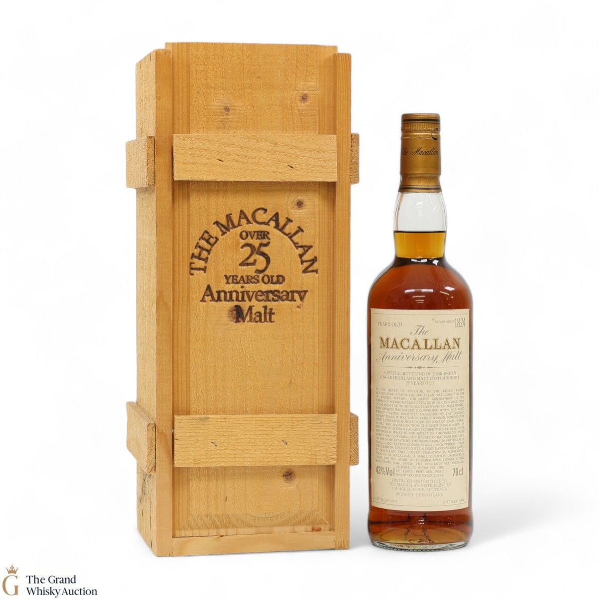 Macallan - 25 Year Old Anniversary Malt (1974) Bottled 1999