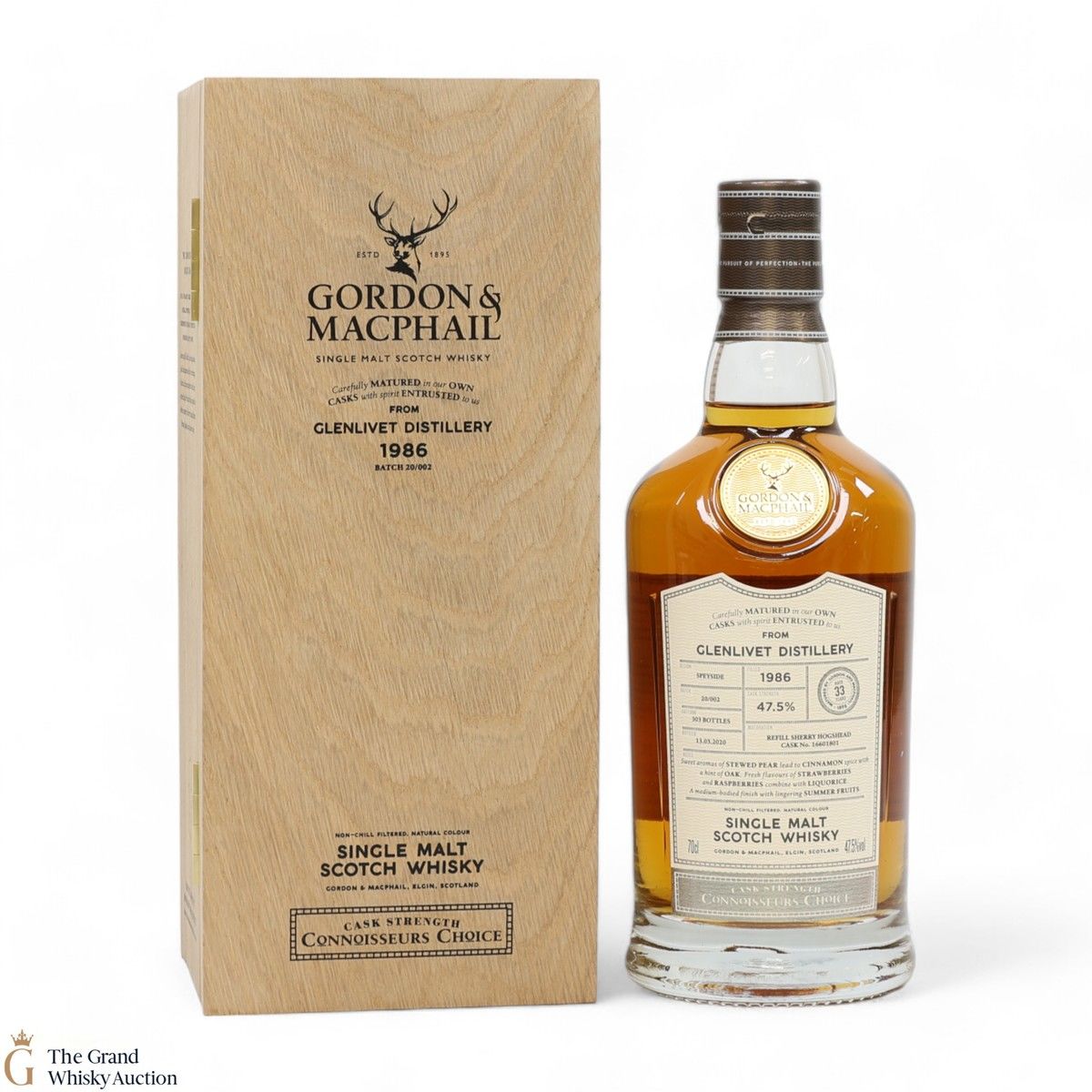 Glenlivet - 33 Year Old 1986 - Gordon & MacPhail Connoisseurs Choice