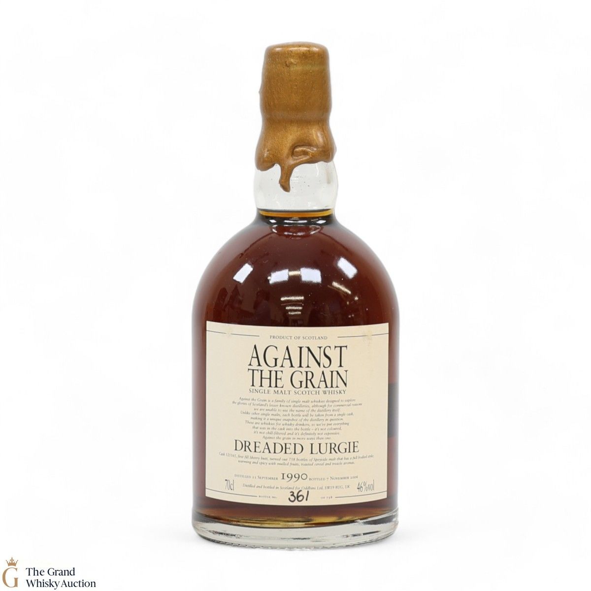 Glenburgie - 16 Year Old 1990 - Against the Grain 'Dreaded Lurgie' 