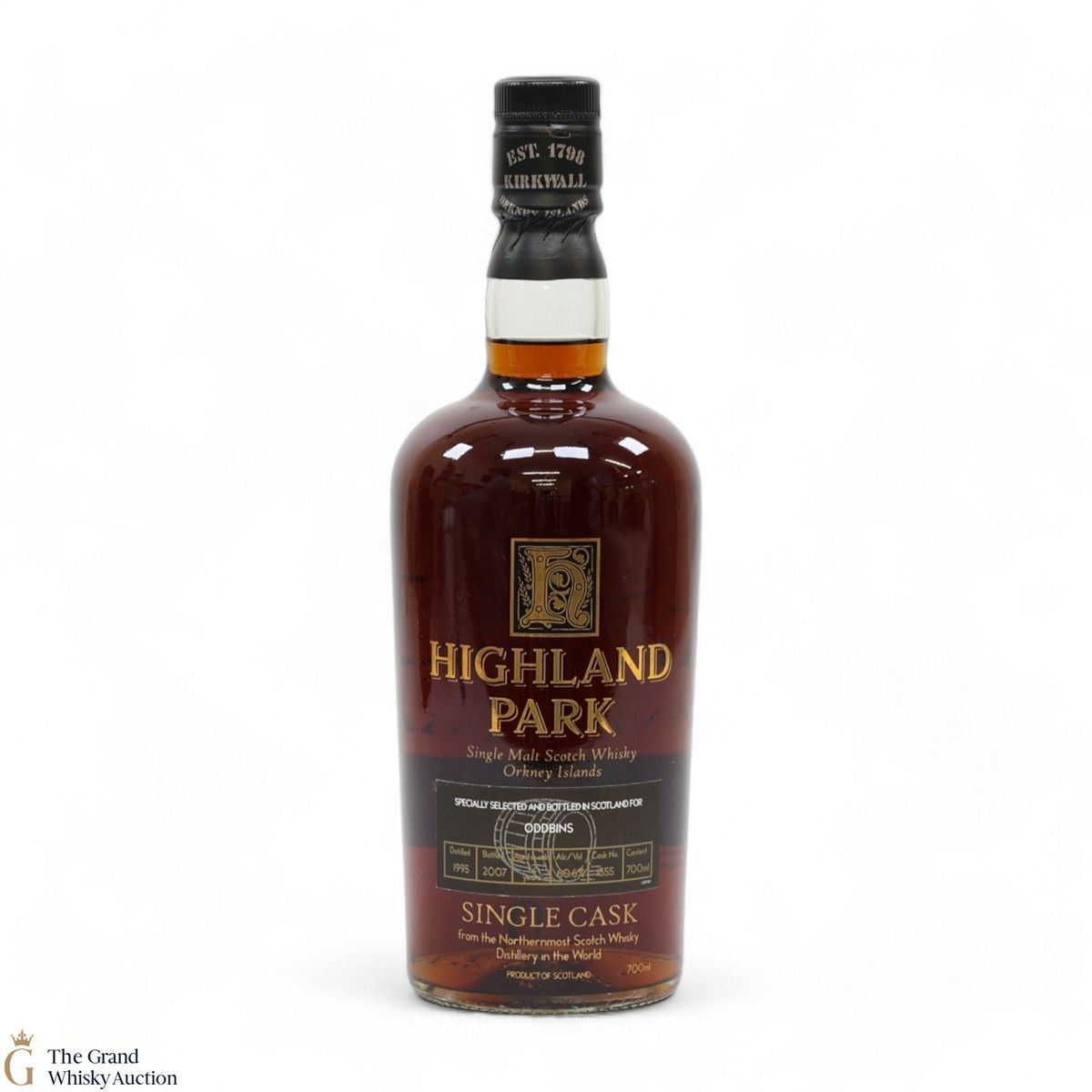 Highland Park - 12 Year Old 1995 - Single Cask #1555 - Specially Selected For Oddbins