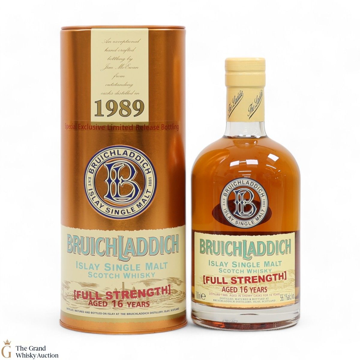 Bruichladdich - 16 Year Old 1989 Full Strength