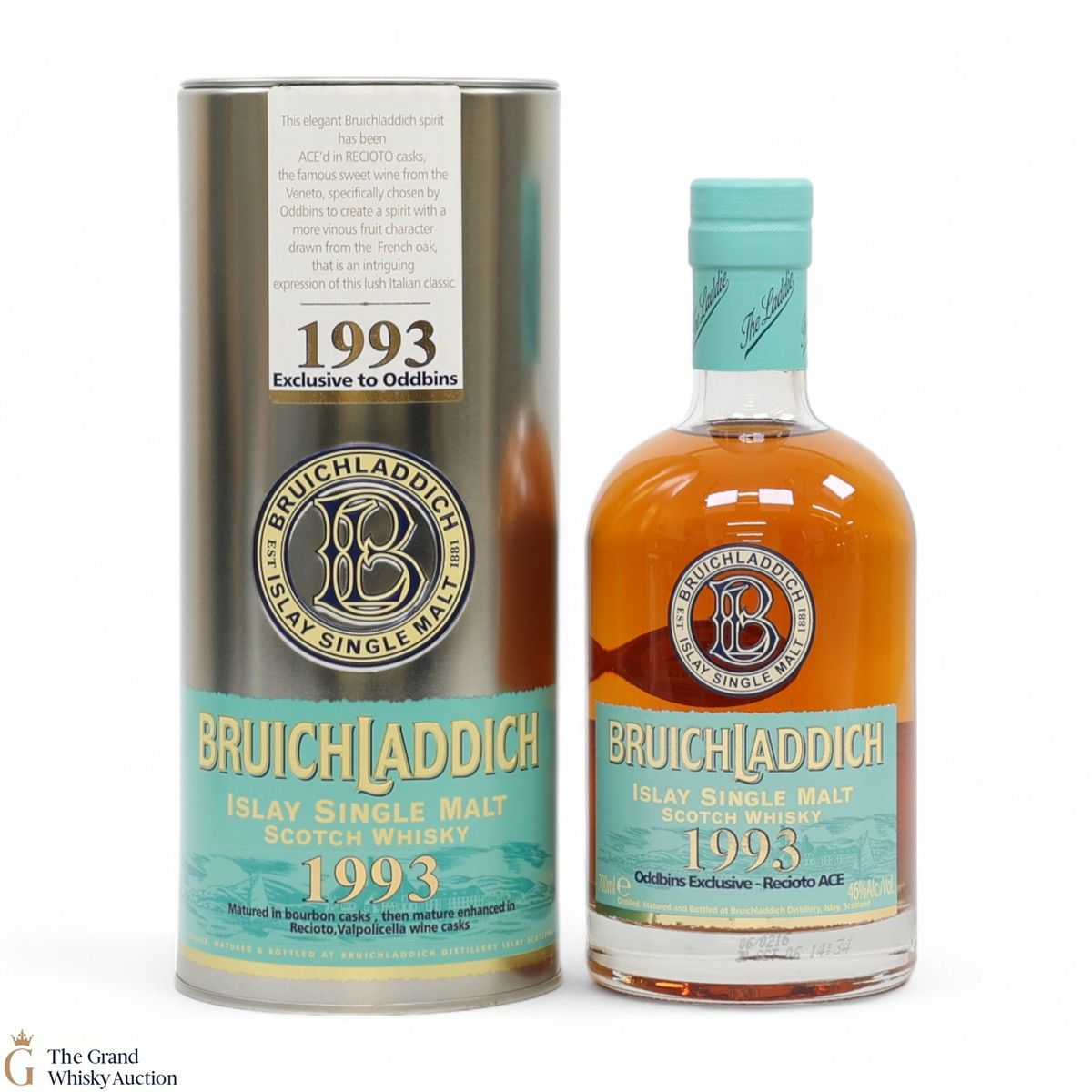 Bruichladdich - 13 Year Old - 1993 Recioto Finish Oddbins Exclusive