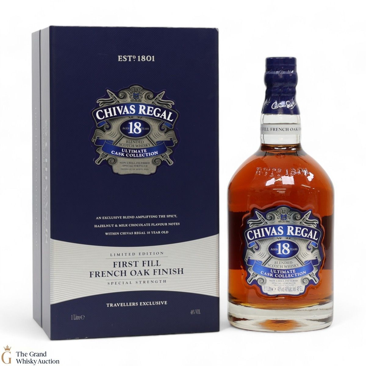 Chivas Regal - 18 Year Old - French Oak Finish - Travellers Exclusive (1L)