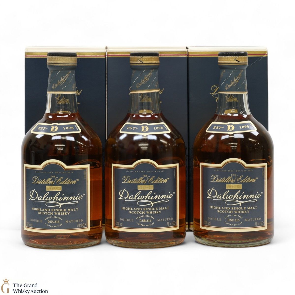 Dalwhinnie - Distillers Editions 2004, 2005 & 2006 (3x70cl)
