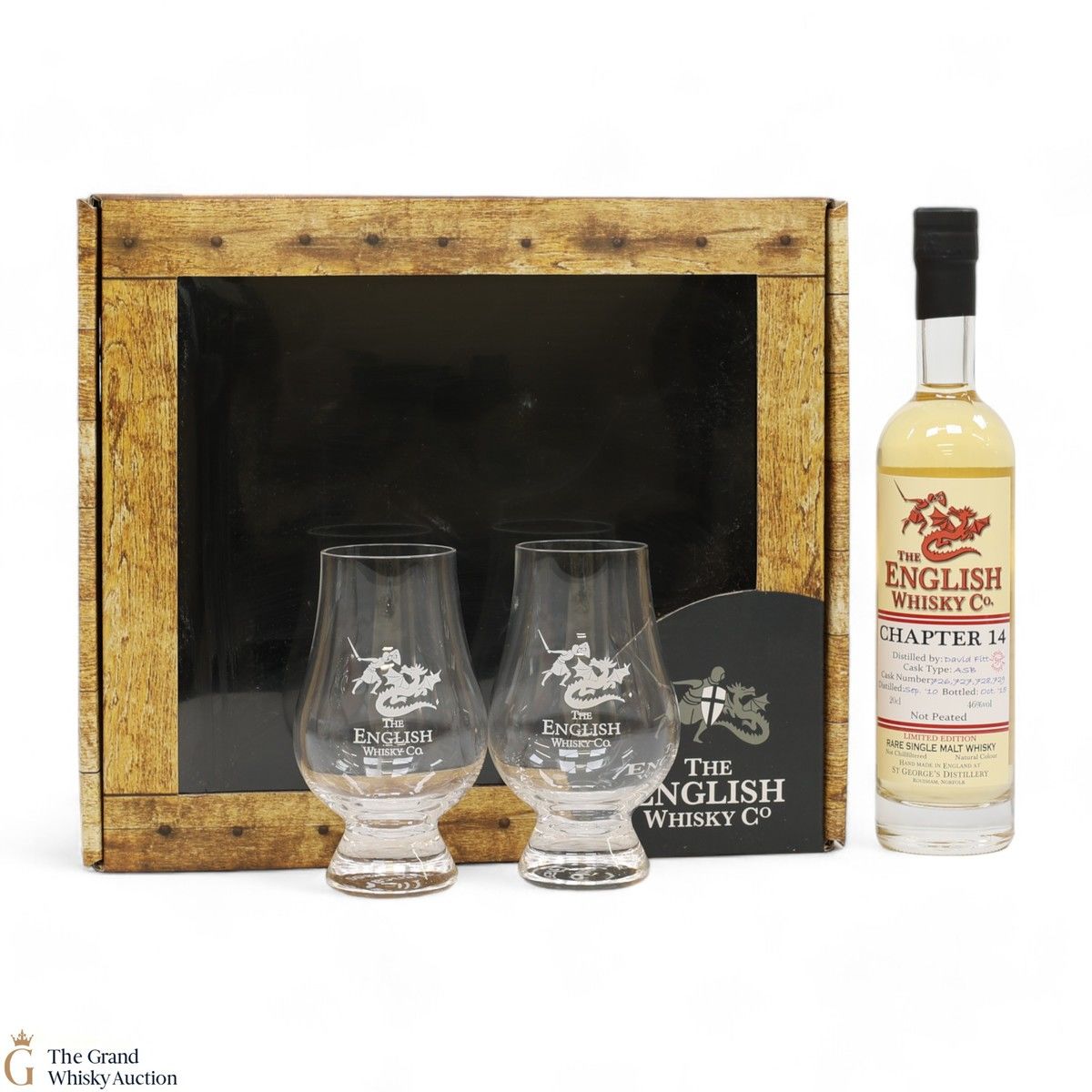 The English Whisky Company - 5 Year Old Chapter 14 - Gift Set with glasses (20cl)