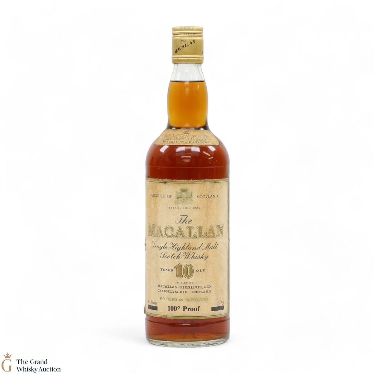 Macallan - 10 Year Old - Sherry Wood (Old Style) 75cl