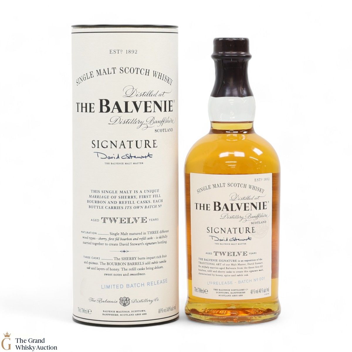 Balvenie - 12 Year Old -  Signature - Batch #1
