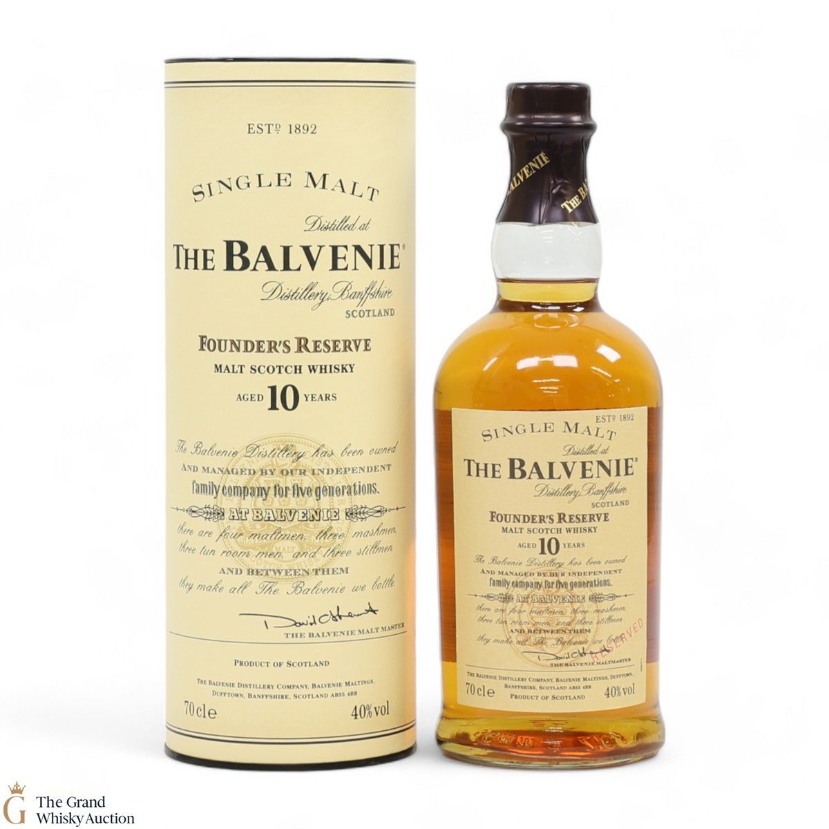 Balvenie - 10 Year Old - Founder's Reserve 
