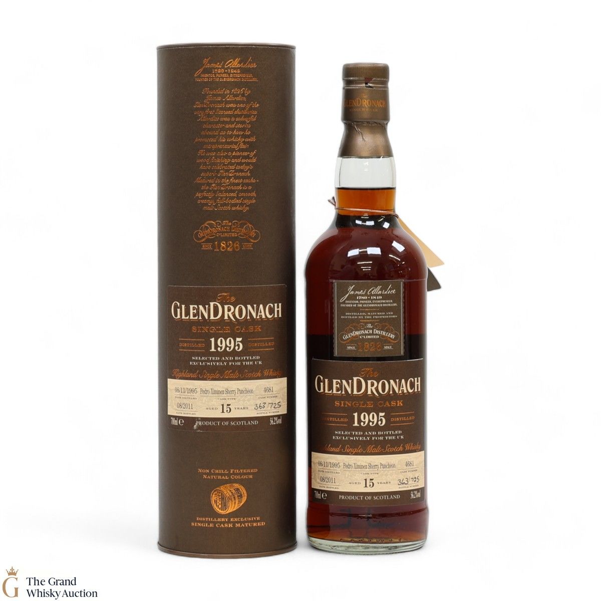 Glendronach - 15 Year Old 1995 - Single Cask #4681