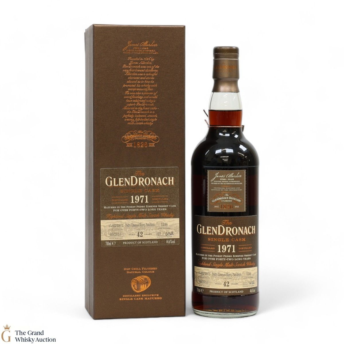 Glendronach - 42 Year Old 1971 - Single Cask #1246