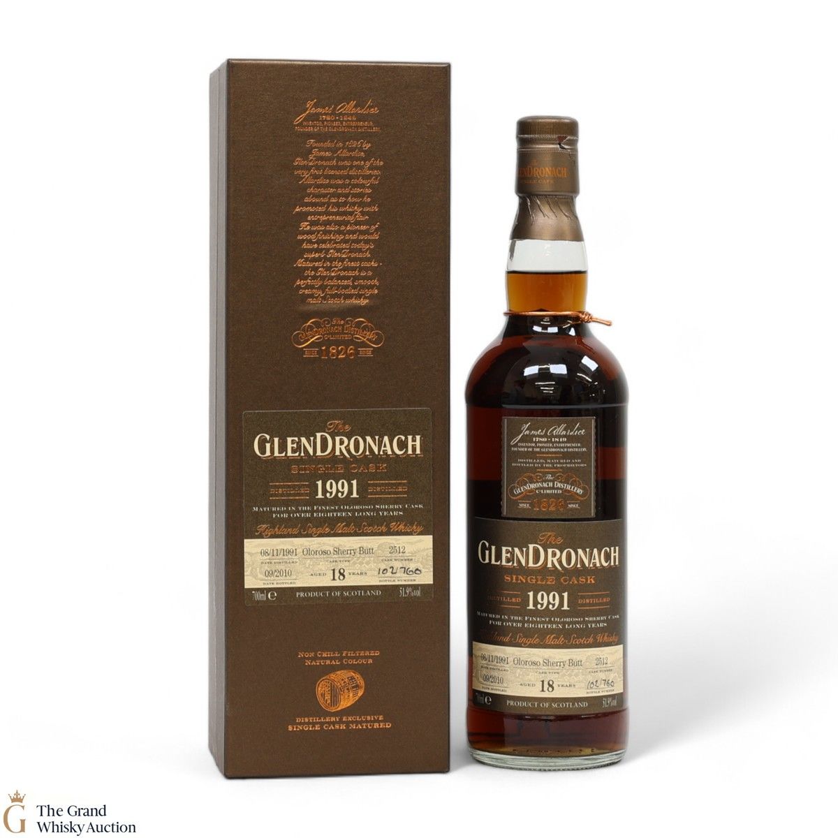 Glendronach - 18 Year Old 1991 - Single Cask #2512