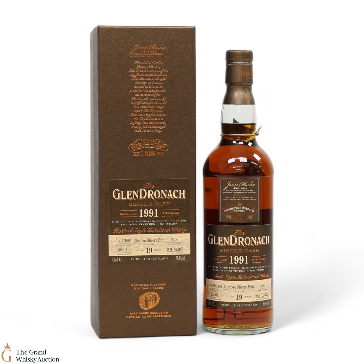 Glendronach - 19 Year Old 1991 - Single Cask #2406