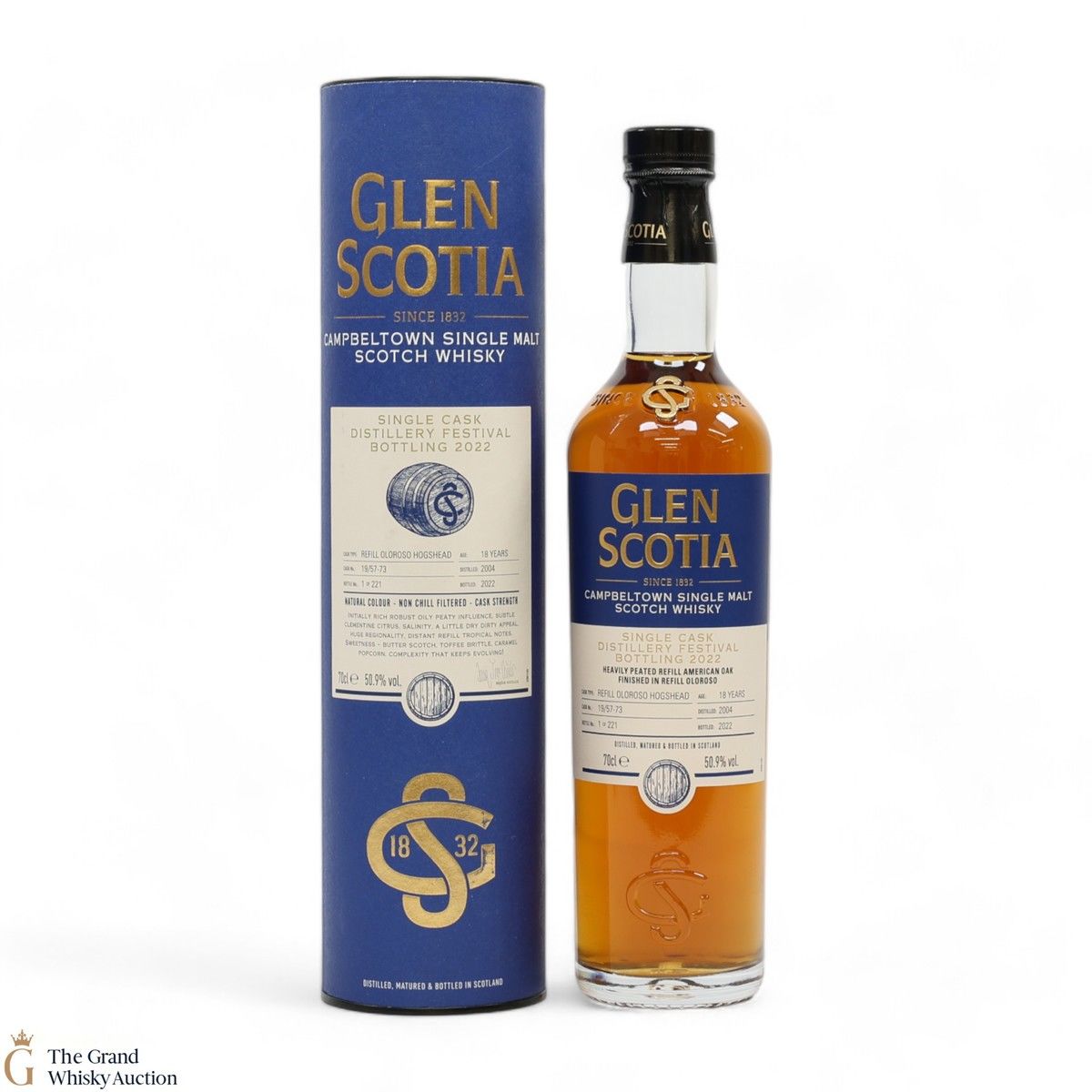 Glen Scotia - 18 Year Old 2004 Heavily Peated Refill Oloroso #19/57-73 Distillery Only Festival 2022