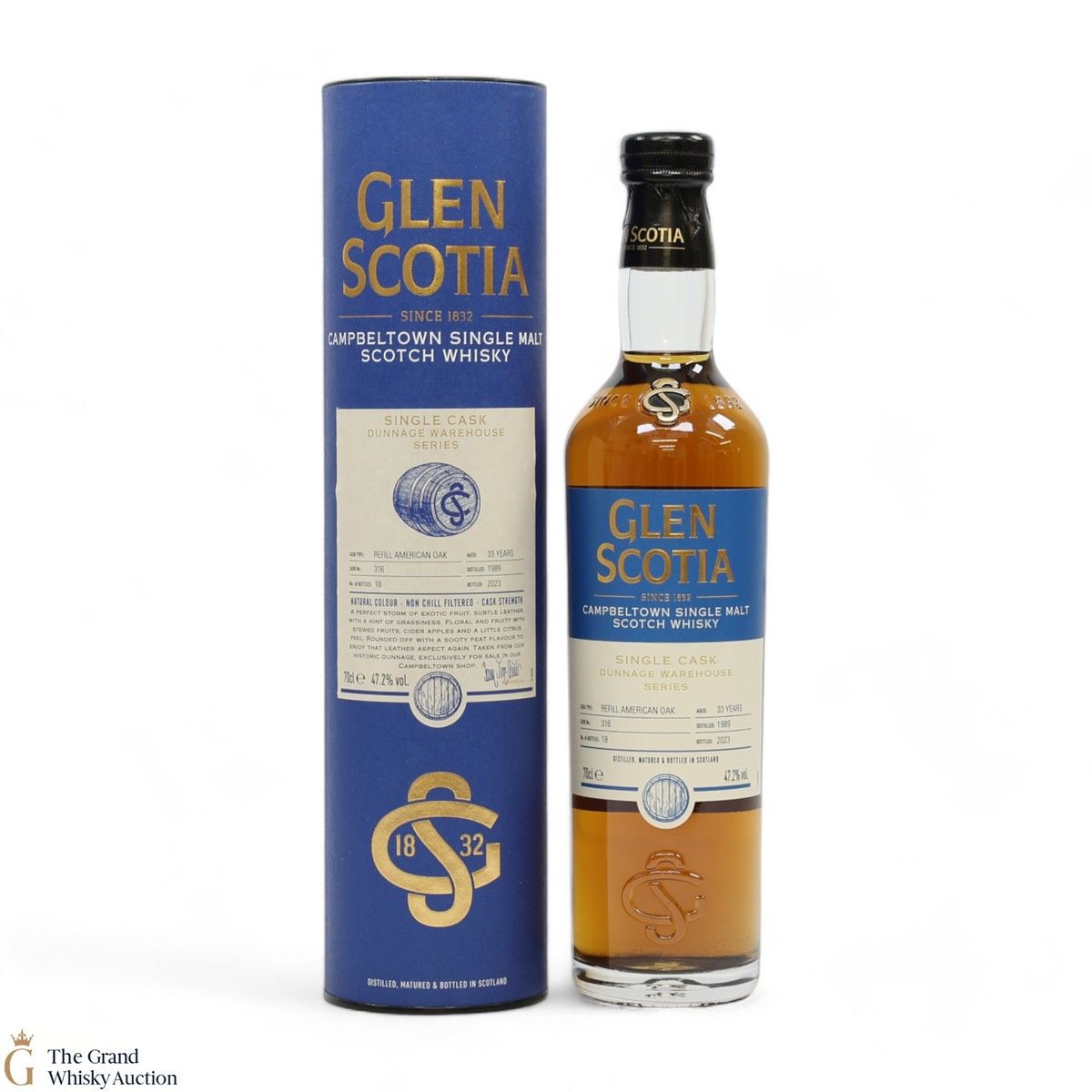 Glen Scotia - 33 Year Old 1989 - Single Cask #316 - Dunnage Warehouse Series