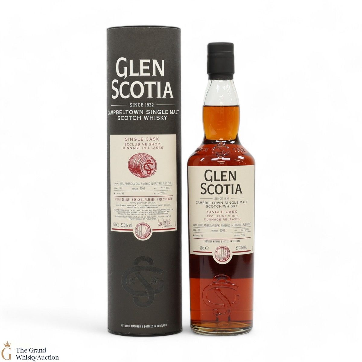 Glen Scotia - 20 Year Old 2002 - Single Cask #80 - Exclusive Shop Dunnage Releases